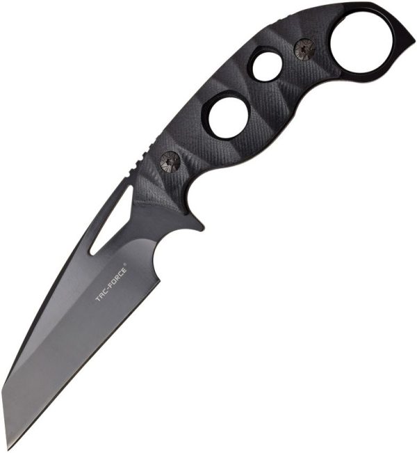 Tac Force Fixed Blade - Black G10 4 inch