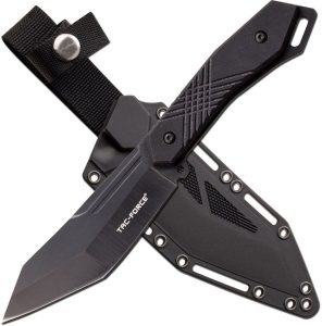 Tac Force Fixed Blade 4.5in Black G10