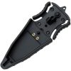 Tac Force Fixed Blade Spear 2.5in Black Nylon