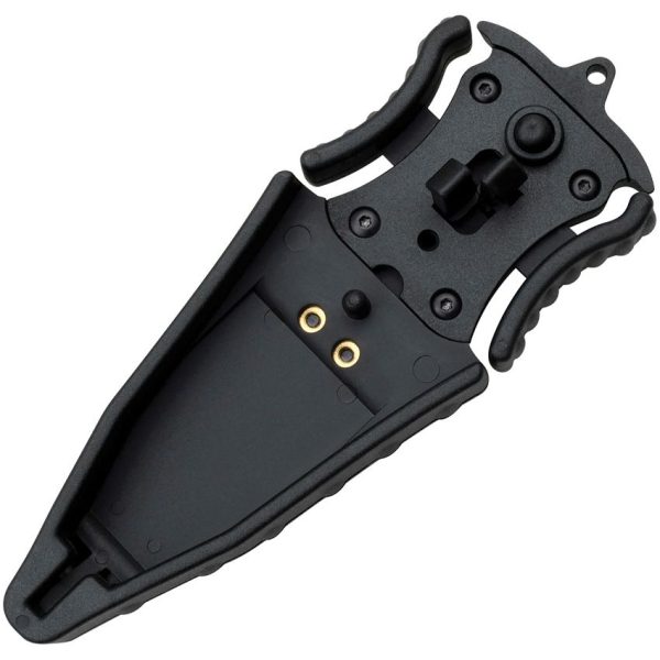 Tac Force Fixed Blade Spear 2.5in Black Nylon
