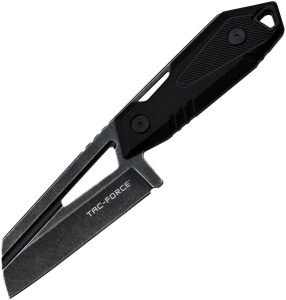 Tac Force Fixed Blade Wharncliffe 4in Black