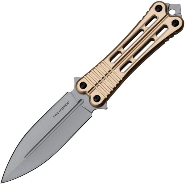 Tac Force Fixed Blade Spear 4.75in Bronze