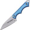 Tac Force Reverse Tanto Fixed Blade Blue Handle