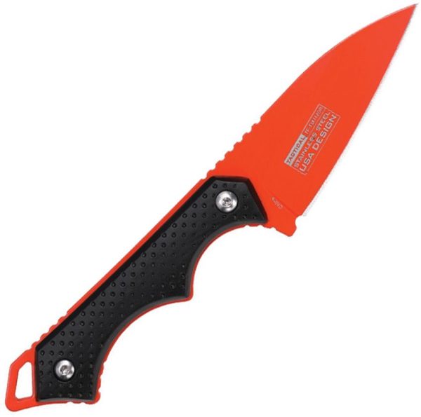 Tac Force Reverse Tanto Fixed Blade Orange/Black