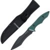 Tac Force Fixed Blade Green G10 5.75" Black Oxide 3Cr13 Knife