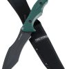 Tac Force Fixed Blade Green G10 5.75" Black Oxide 3Cr13 Knife