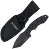 Tac Force Fixed Blade BSW 3.5" Black Stonewash Tanto Knife