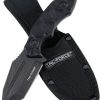Tac Force Fixed Blade BSW 3.5" Black Stonewash Tanto Knife
