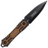 Tac Force Fixed Blade Dagger Brown ABS 2.88in