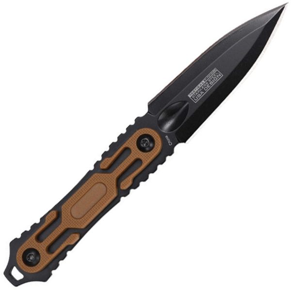 Tac Force Fixed Blade Dagger Brown ABS 2.88in
