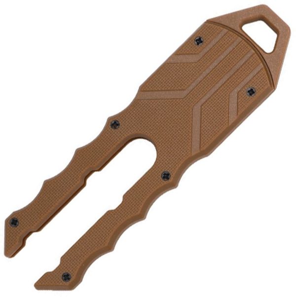 Tac Force Fixed Blade Dagger Brown ABS 2.88in