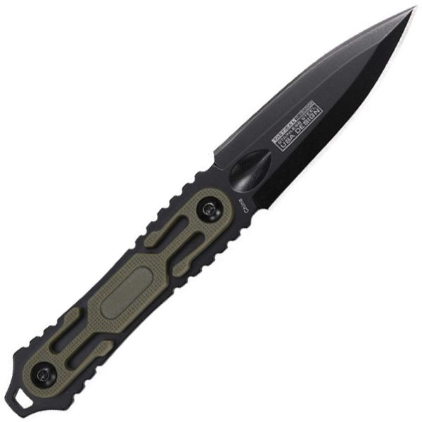 Tac Force Fixed Blade Dagger Green ABS 2.88in