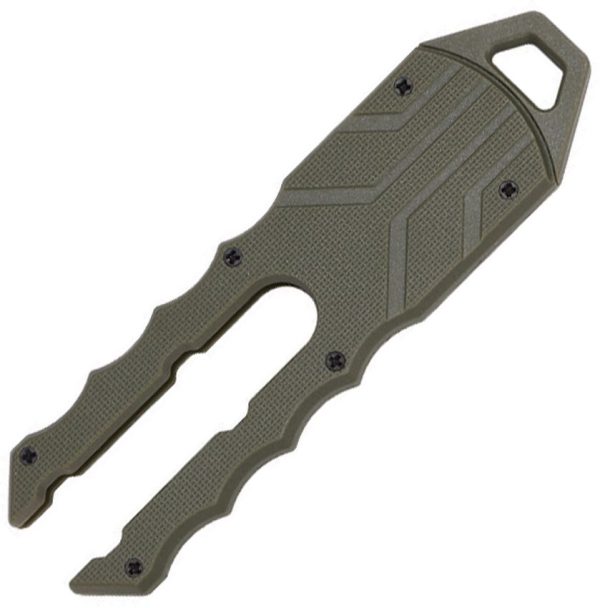 Tac Force Fixed Blade Dagger Green ABS 2.88in