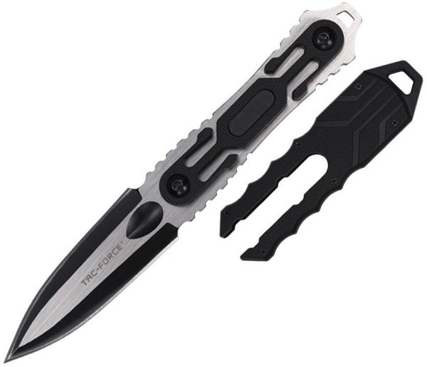 Tac Force Fixed Blade Dagger Gray ABS 2.88in