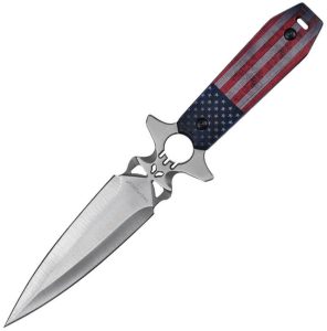 Tac Force Fixed Blade Dagger American Flag 5.63in