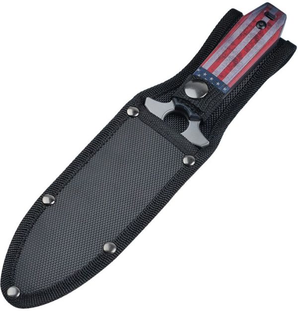 Tac Force Fixed Blade Dagger American Flag 5.63in