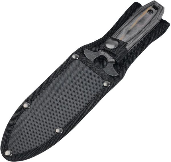 Tac Force Fixed Blade Dagger Gray Wood 5.63in