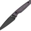Tenable Knives Parr Fixed Blade Purple Micarta 14C28N