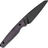 Tenable Knives Parr Fixed Blade Purple Micarta 14C28N