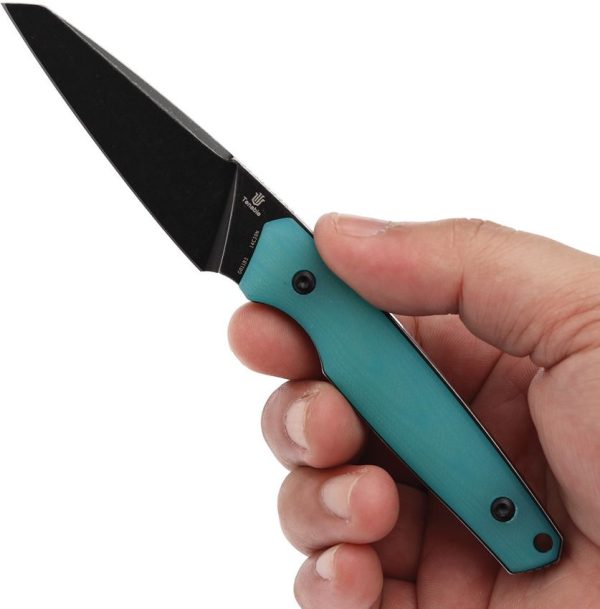 Tenable Parr Fixed Blade Tiffany G10 14C28N Sheepsfoot Knife