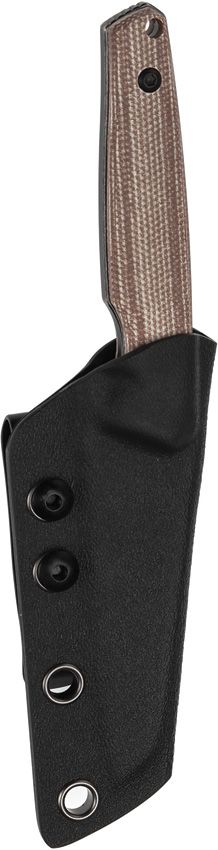 Tenable Parr Fixed Blade 14C28N Sandvik Brown Micarta Knife