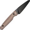 Tenable Parr Fixed Blade 14C28N Sandvik Brown Micarta Knife