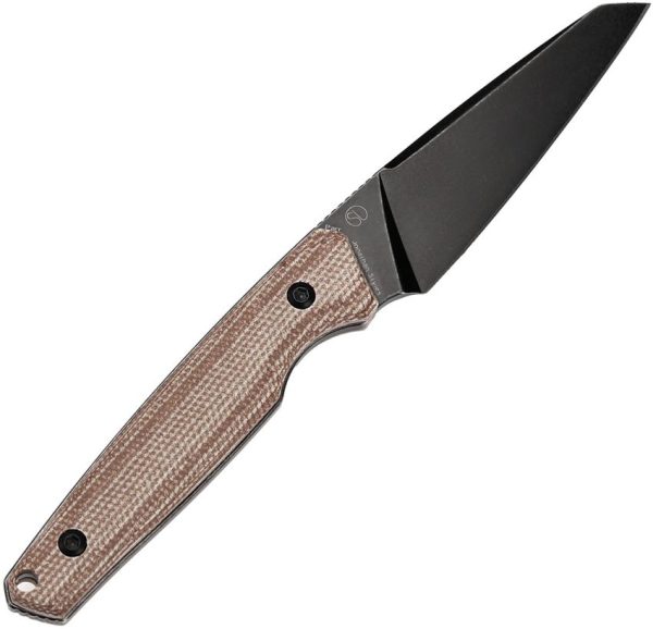 Tenable Parr Fixed Blade 14C28N Sandvik Brown Micarta Knife