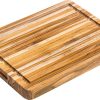 Teak Haus Traditional Carving Board 16x12 Edge Grain