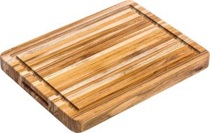 Teak Haus Traditional Carving Board 16x12 Edge Grain