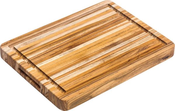 Teak Haus Traditional Carving Board 16x12 Edge Grain