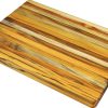Teak Haus Traditional Cutting Board 20x15 Reversible Teakwood