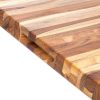 Teak Haus Traditional Cutting Board 20x15 Reversible Teakwood