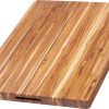 Teak Haus Traditional Cutting Board 24x18 Edge Grain Kitchen