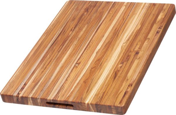 Teak Haus Traditional Cutting Board 24x18 Edge Grain Kitchen