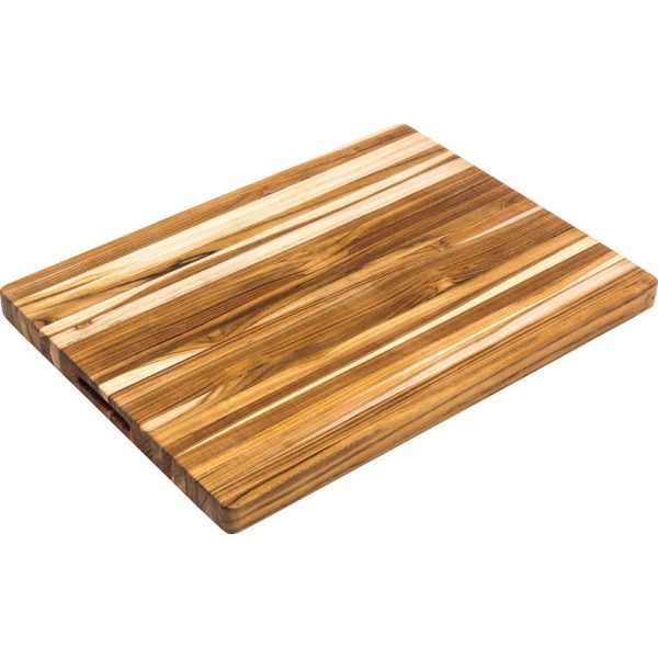 Teak Haus Traditional Cutting Board 24x18 Edge Grain Kitchen