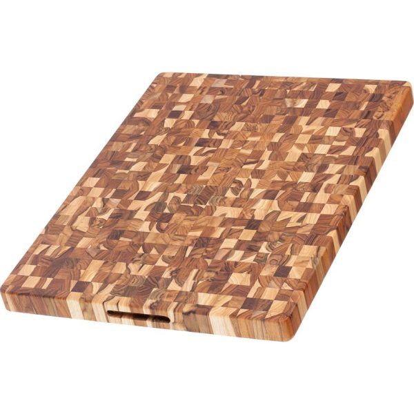 Teak Haus Butcher Block HD Cutting Board - 24x18 Teakwood