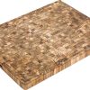 Teak Haus Butcher Block HD Cutting Board - Edge Grain 24x18
