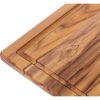 Teak Haus Essential Cutting Board - 16x11 Juice Canal