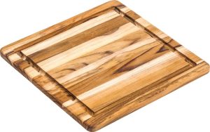 Teak Haus Essential Square Cutting Board - 12x12