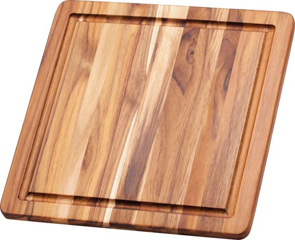 Teak Haus Essential Square Cutting Board - 12x12