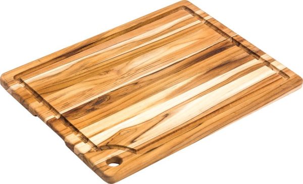 Teak Haus Marine Carving Board 16" Edge Grain Cutting