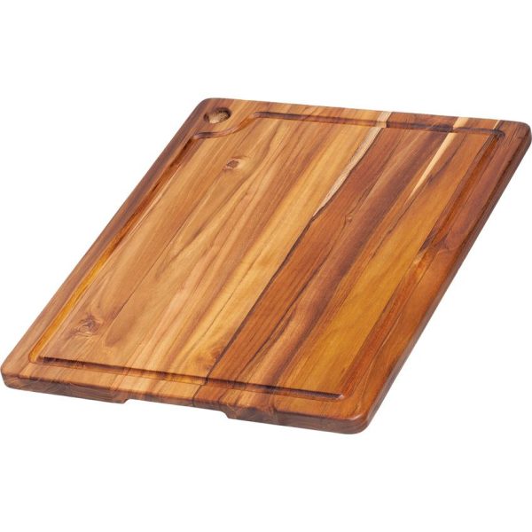 Teak Haus Marine Carving Board - 18x14 Corner Hole