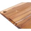Teak Haus Marine Carving Board - 18x14 Corner Hole