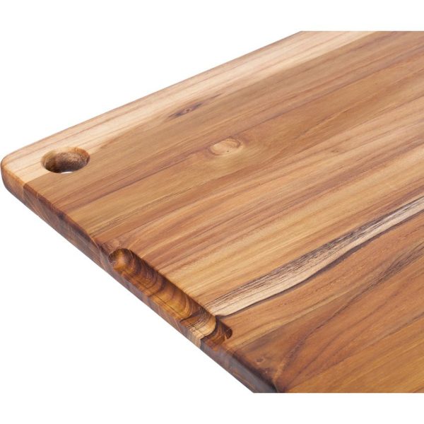 Teak Haus Marine Carving Board - 18x14 Corner Hole