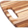 Teak Haus Marine Cutting Board - 18x14 Hand Hole