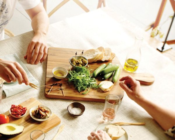 Teak Haus Marine Paddle Cutting Board 20" Teakwood FSC