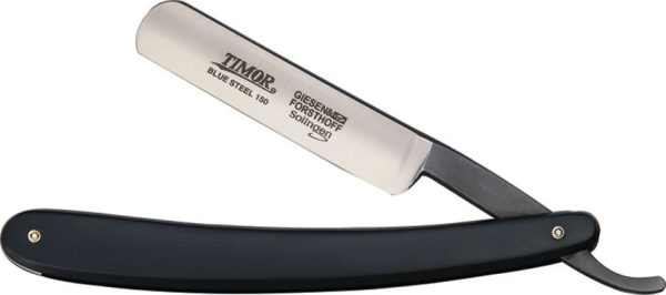 Giesen & Forsthoff Straight Razor Black Carbon Steel 5/8"