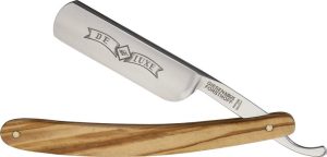 Giesen & Forsthoff Straight Razor - Olive Wood Handle