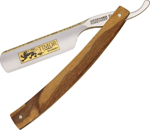 Giesen & Forsthoff Straight Razor Maplewood Lion Carbon Steel