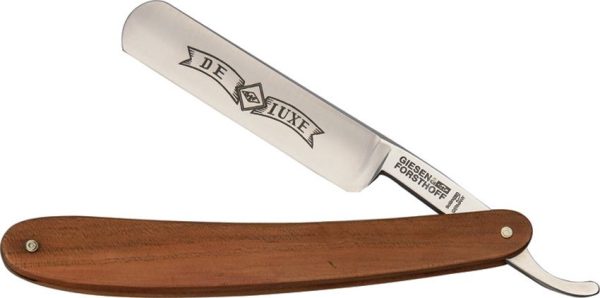 Giesen & Forsthoff Straight Razor - Dark Plum Wood